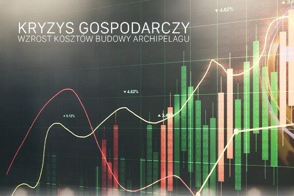 Kryzys gospodarczy i wzrost kosztów budowy Archipelagu